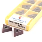 TNMG160404-MS TNMG160408-MS NK9018 токарный станок с ЧПУ, токарная вставка, высокопрочные твердосплавные режущие пластины для обработки нержавеющей стали