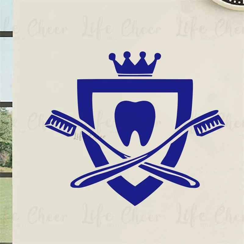 Стоматологический центр настенные фрески зубы щетка виниловая настенная