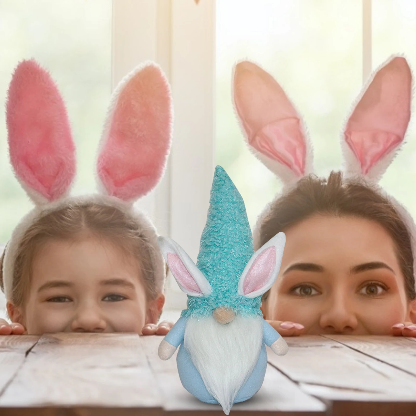 

Faceless Easter Bunny Doll Easter Gnome Faceless Bunny Dwarf Doll for Gifts #W0