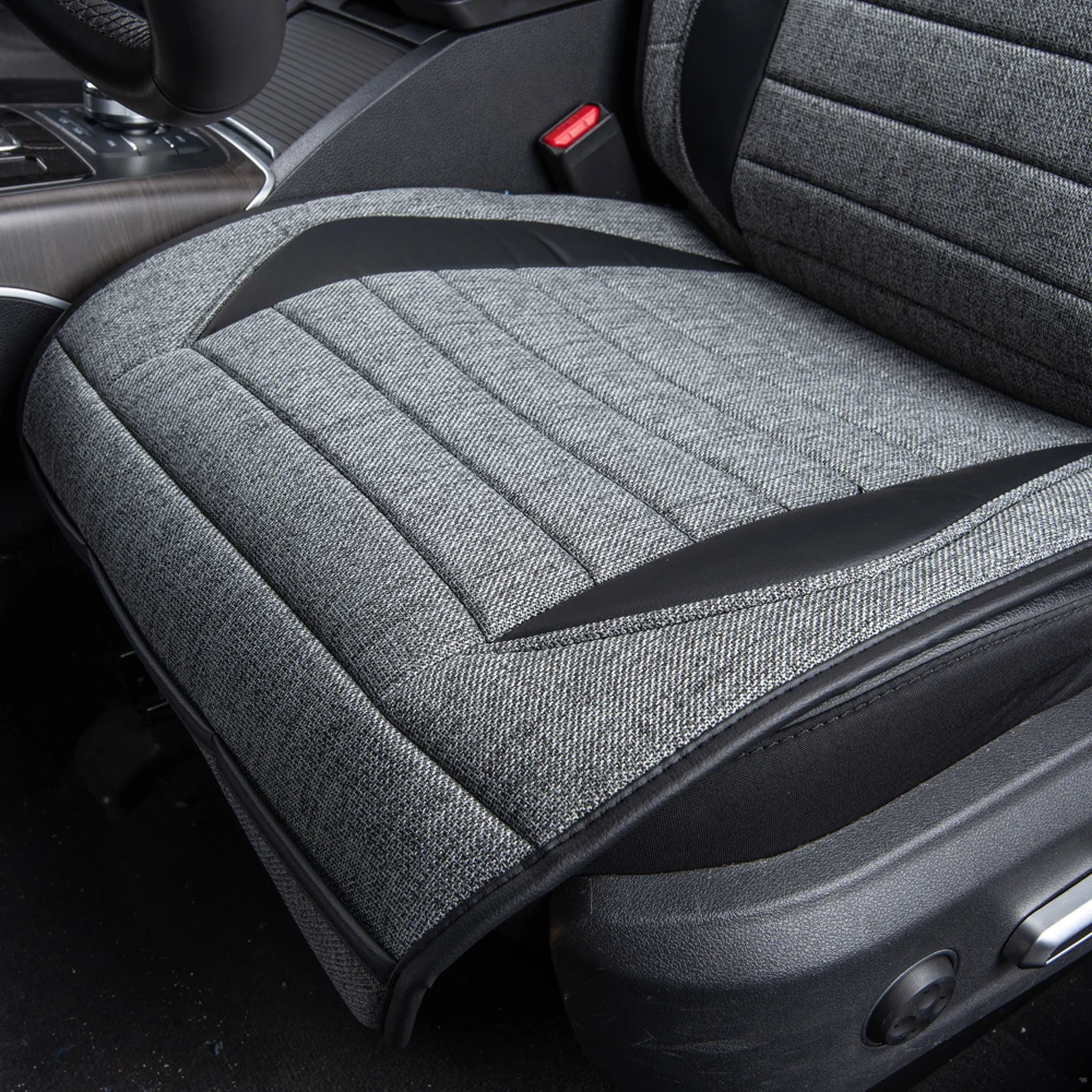 FlyingBanner кожаные льняные Чехлы для автомобильных сидений универсальная подушка