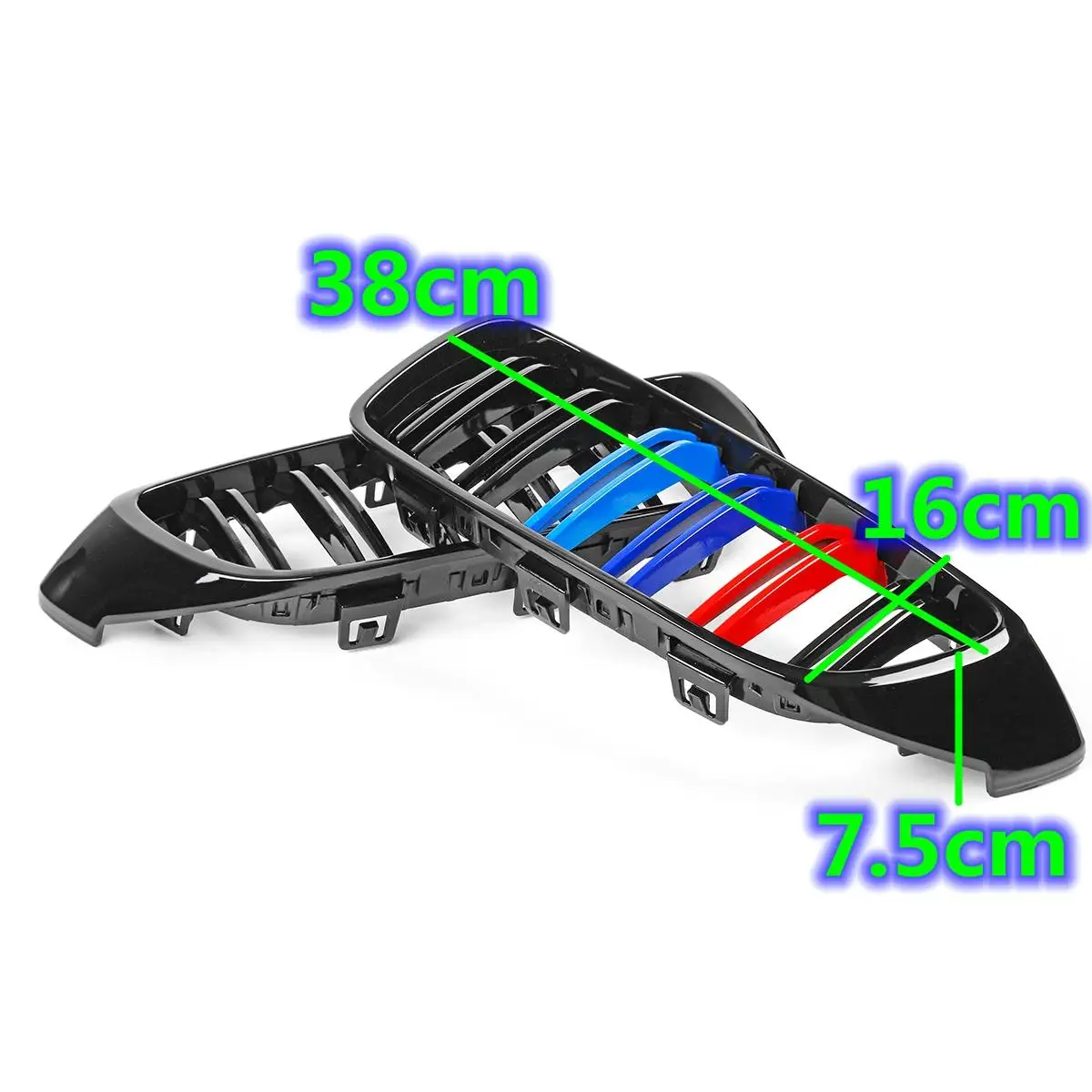 1 пара глянцевый черный-M цвет матовый черный Передняя ножка решетка двойной