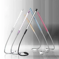 usb led light lamp metal material 10leds flexible book reading lights for notebook laptop pc computer 6 colors
