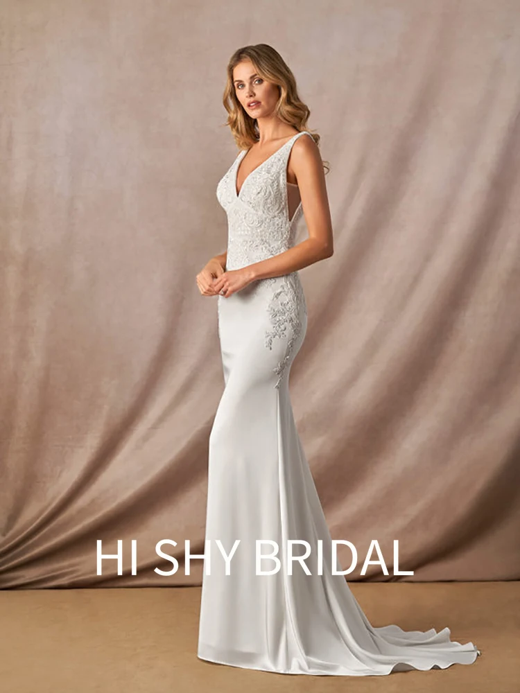 

Hi Shy Bridal 2021 New Luxury Lace Wedding Dresses Suitable for Every Bride Free Tailored Plus Size and Free Shipping