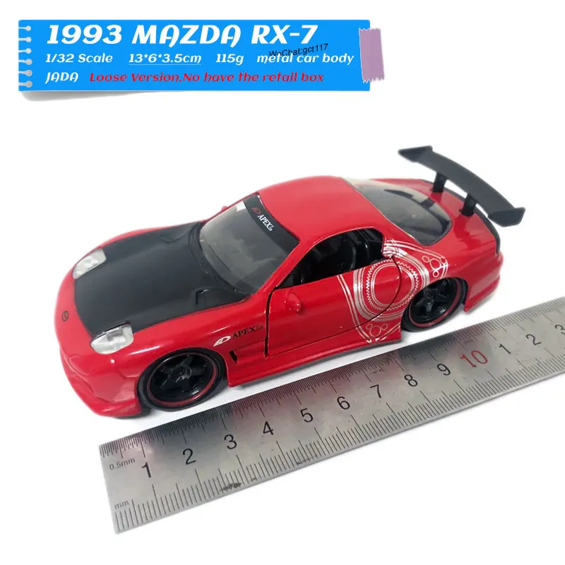 10 шт./лот оптовая продажа JADA масштаб 1/32 CHEVY IMPALA NISSAN SKYLINE MAZDA TOYOTA Литые металлические