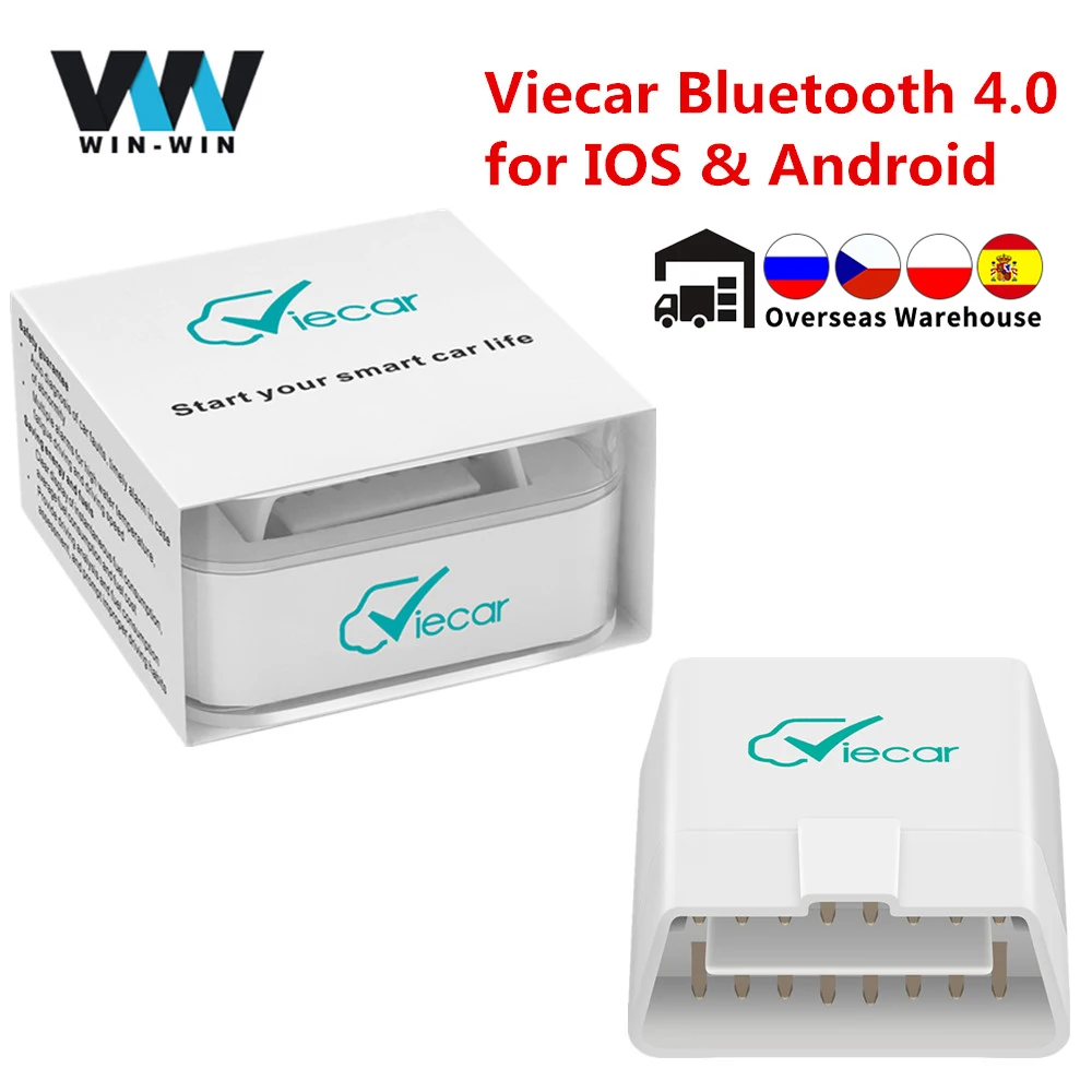 ELM 327 V1.5 адаптер Viecar для OBD2 Bluetooth 4 0 elm327 PIC18F25K80 IOS/Android OBD Авто диагностический сканер