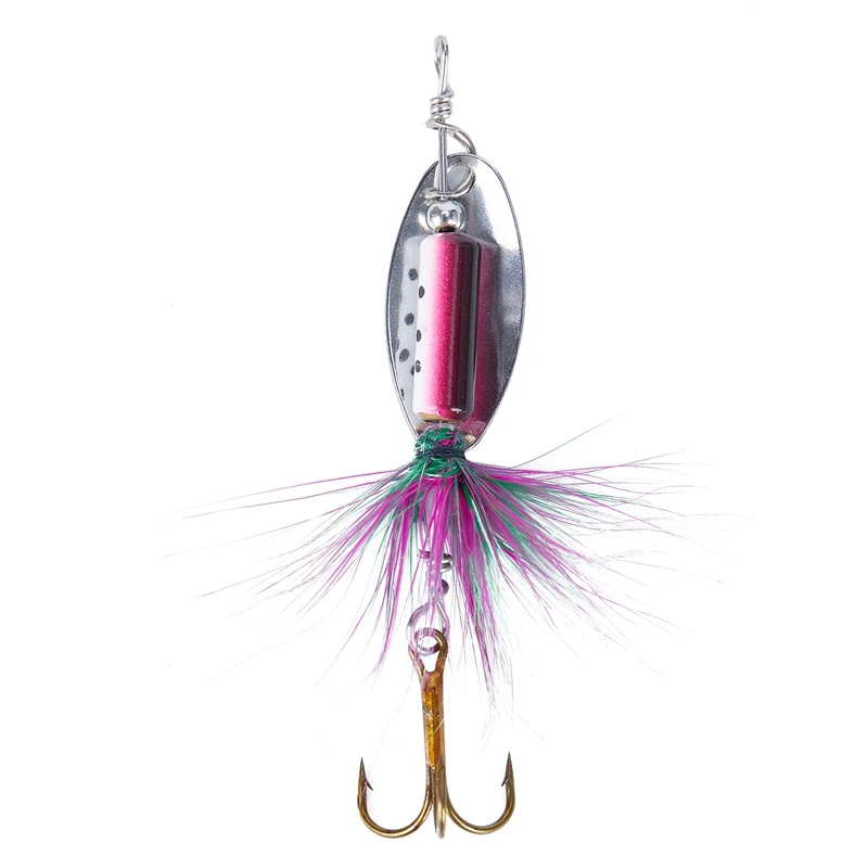 Блесна ложка воблеры Спиннер приманки Воблер для окуня крючок мандарин рыба в