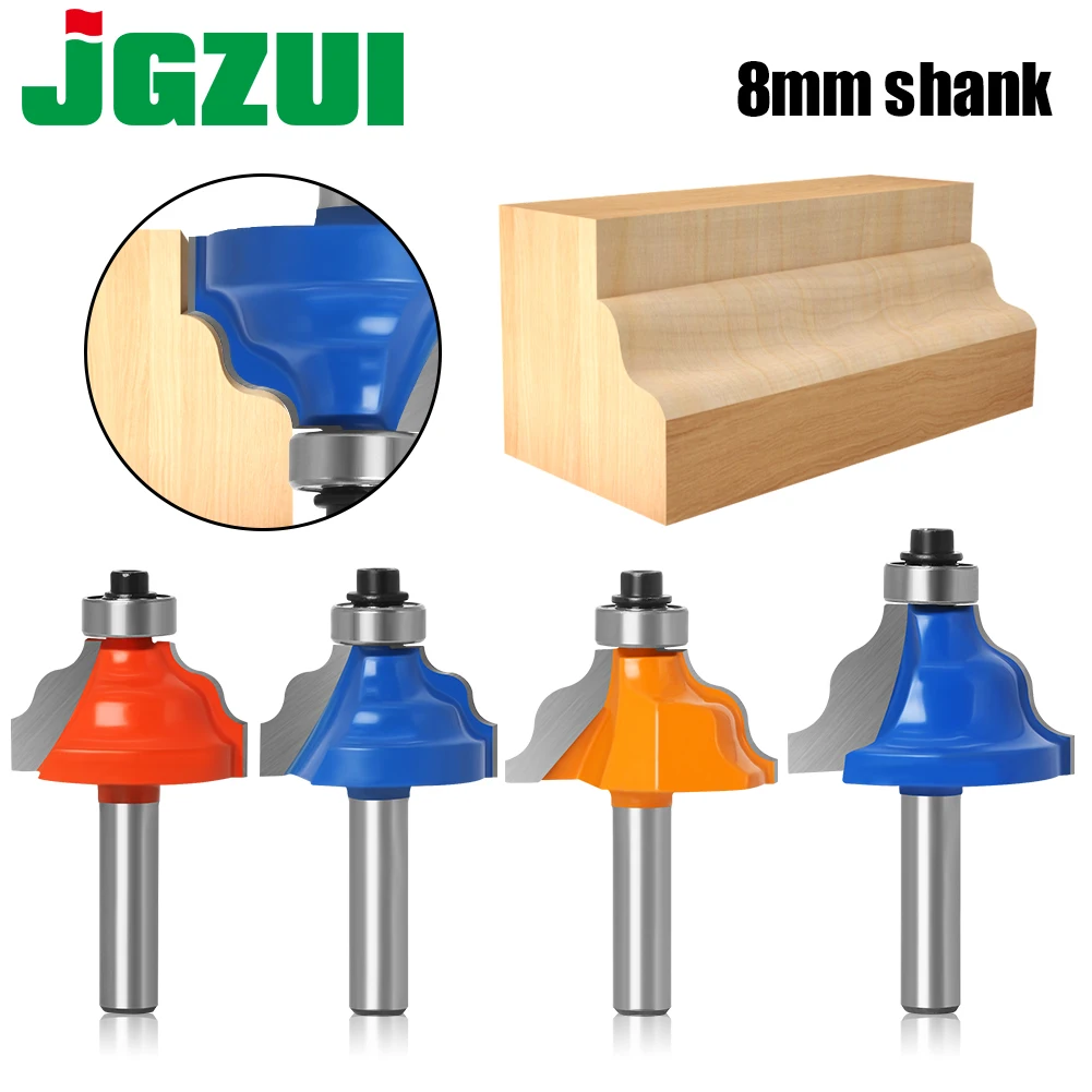 Фреза для деревообработки с хвостовиком 8 мм твердосплавный режущий инструмент C3