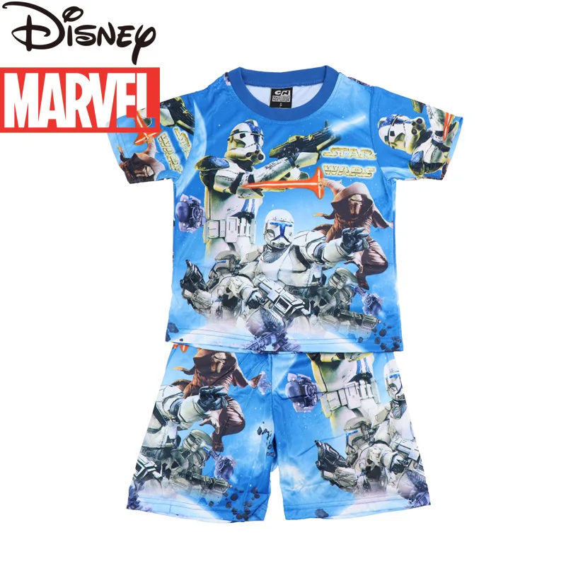 

Marvel Spider-Man Captain America Iron Man Avengers Boys Pajamas Set Baby Homewear Boys Clothes 2 Years Boy Clothes