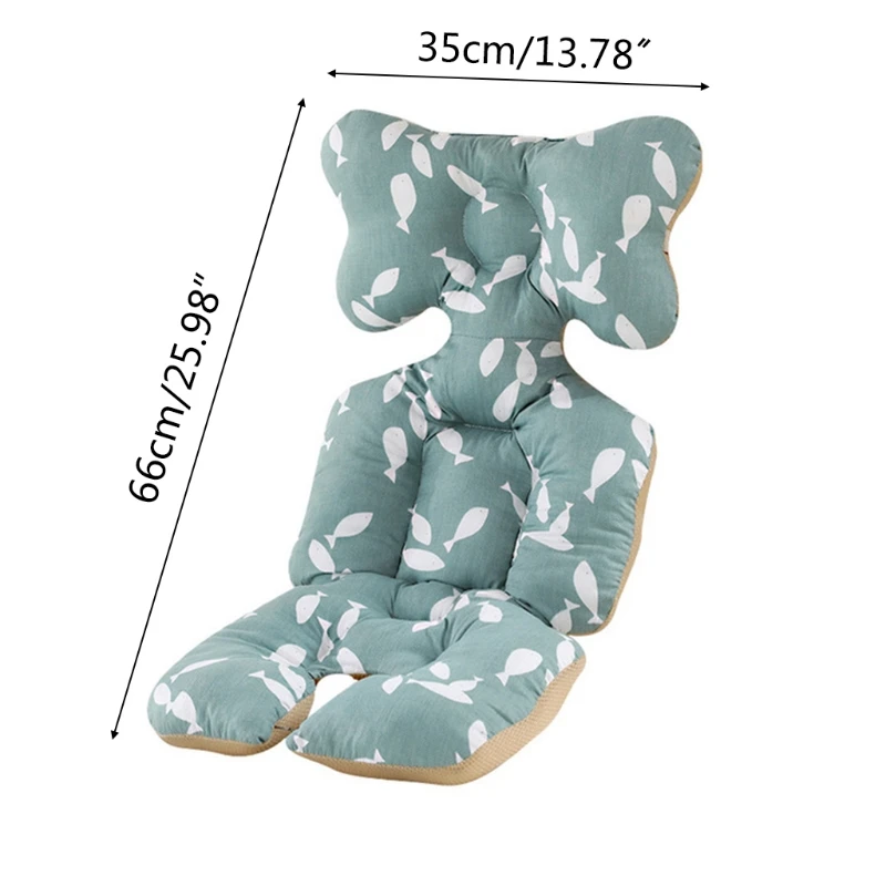 

Universal Infant Pram Head Support Pillow Baby Pushchair Seat Liner Stroller Cotton Pad Warm Mat Sleeping Mattress