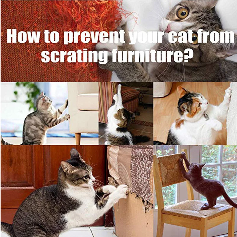 Коврик-Когтеточка для кошачьей мебели защита от царапин моющиеся сизальные
