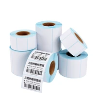700pc adhesive thermal label sticker paper for jars blank supermarket price barcode label direct print waterproof print supplies
