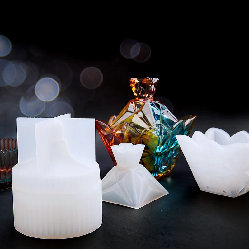 

Резной поверхностью, ювелирные изделия с бриллиантами коробка для хранения ювелирных изделий прессформы коробки силиконовые формы "сделай...