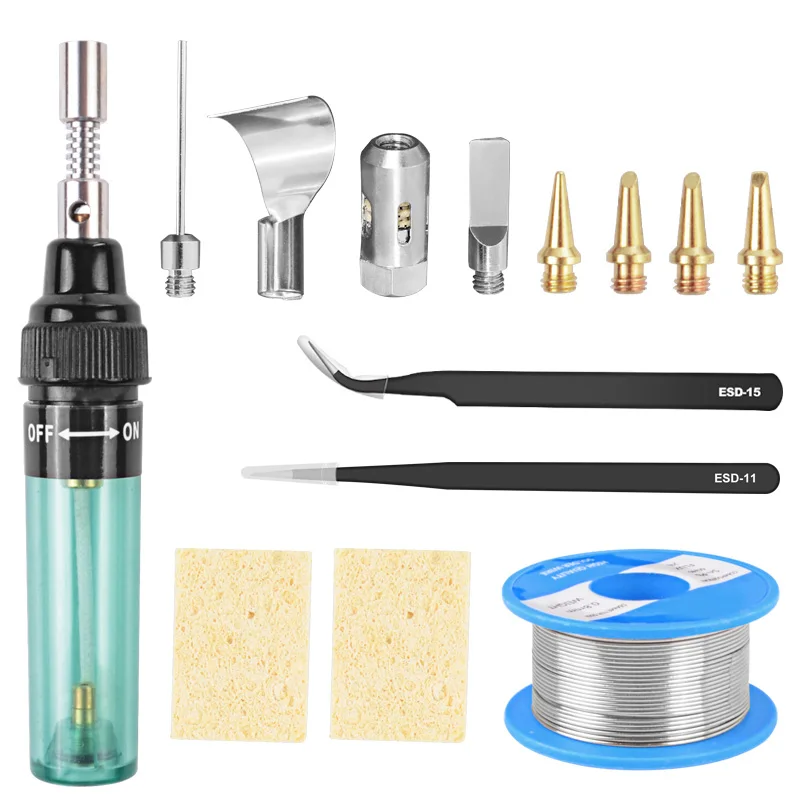 

Welding Gas Soldering Iron MT-100 Pneumatic Plastic Metal Pocket Jewelry Set