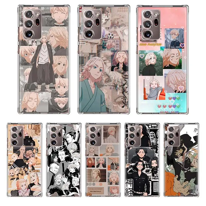 

Tokyo Revengers Soft TPU Case Funda For Samsung Galaxy Note 20 Ultra Cover Note 10 Plus 10 Lite 8 9 M31 M30S Coque