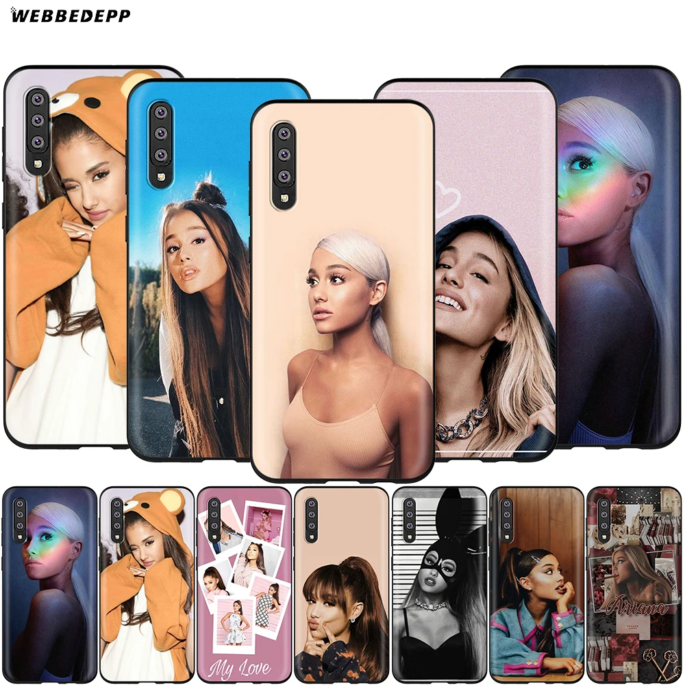 Webbedepp красивый чехол Ариана Гранде для Samsung Galaxy A2 J4 J6 J7 Duo J8 Core Prime 2018 A20E A70S|Бамперы| |
