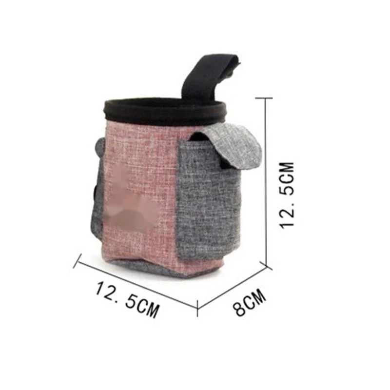 

New Dog Training Treat Bags Snack Bag Dog Carriers Doggie Pet Feed Pocket Pouch Puppy Food Waist Bag Training Behaviour Aids