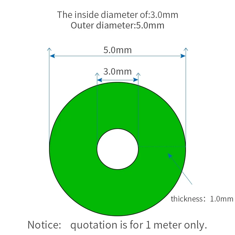 Kamoer PVC Tube Soft Pipe Hose For Peristaltic Pump - Цвет: Green