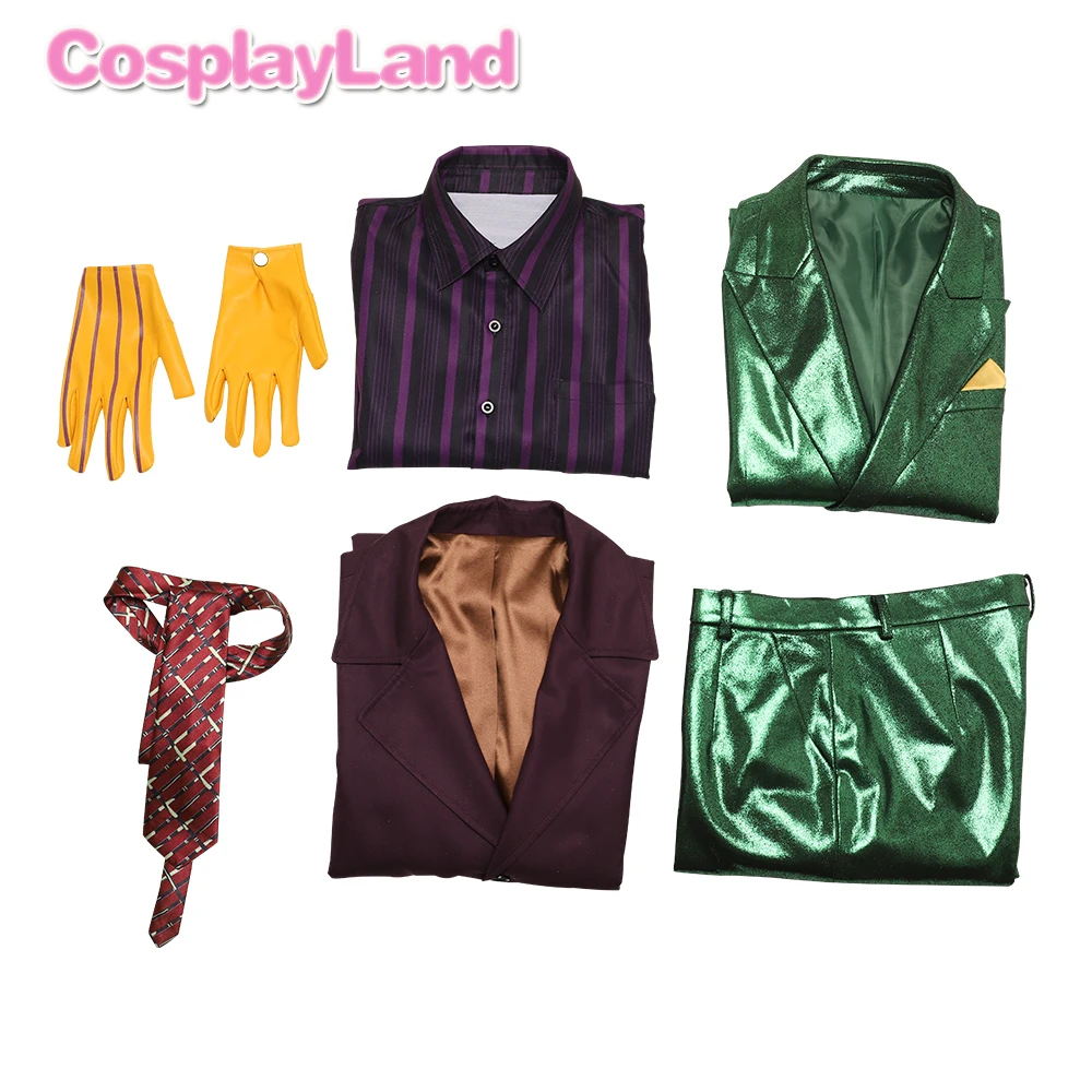 Костюм для косплея Готэм Джокер карнавальный костюм на Хэллоуин Джером Валеска