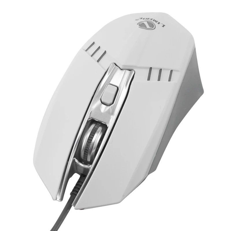 Игровая мышь LIMEIDE X2 механическая с RGB подсветкой боковое охлаждение DPI 800/1200/1600/2400