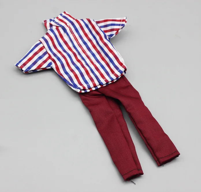 Рубашка в клетку повседневная для бойфренда Кена 30 см 1/6 одежда костюм куклы |