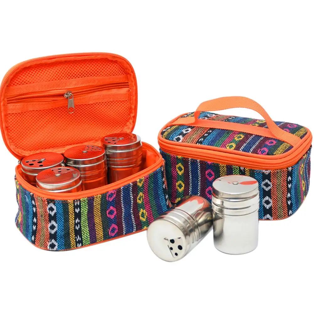 Сумка для пикника специи барбекю бутылки приправ сумка хранения кемпинг