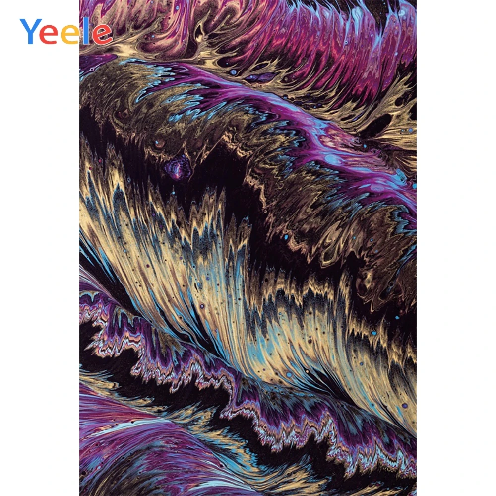 Yeele красочный крутой узор Детские вечерние украшения стены фотографии фоны