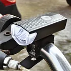 Светодиодный велосипедный звонок, водонепроницаемый Передний фонарь со спидометром и одометром, зарядка через USB