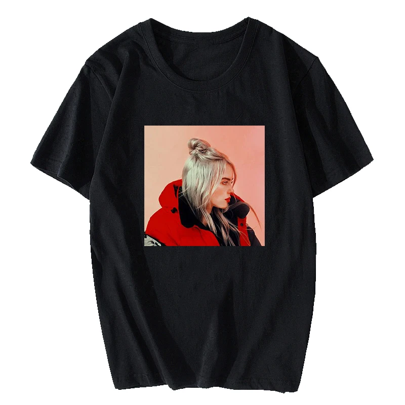 Билли эйлиш Футболка мужская хлопковая классная винтажная Vogue панковская Harajuku