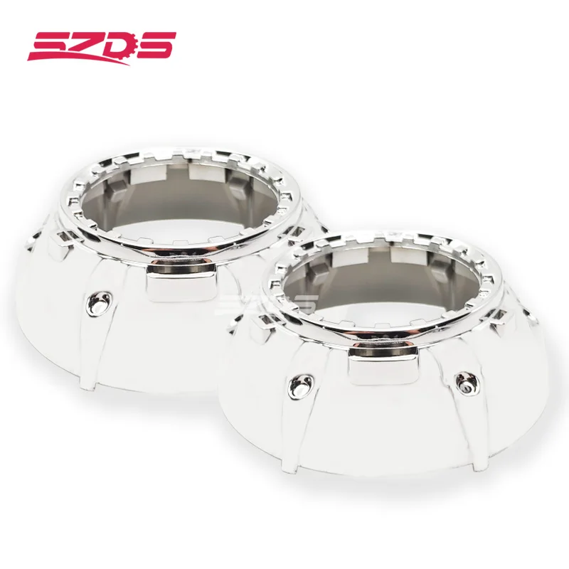 no angel eyes SZDS автомобильный Стайлинг 3,0 дюймов светодиодный фонарь для бега Angel eyes Bi Xenon проектор Объектив кожух для Koito q5 Hella 3r 5 DIY Модифицированная маска капота - Цвет: no angel eyes
