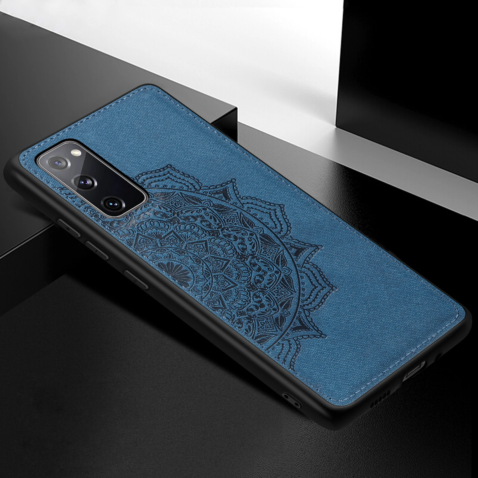 

Чехол для Samsung Galaxy S20 FE S21 Plus, Ультратонкий чехол, роскошный ТПУ бампер, рамка, тканевая жесткая задняя крышка телефона для Samsung S20 FE, чехол