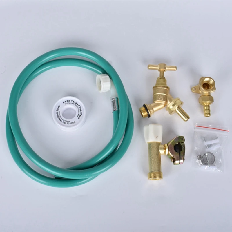 

Home Gardening Valve Connector Garden Watering Irrigation Sprinkler Faucet with Connector Diverter Hose Five-Piece Set