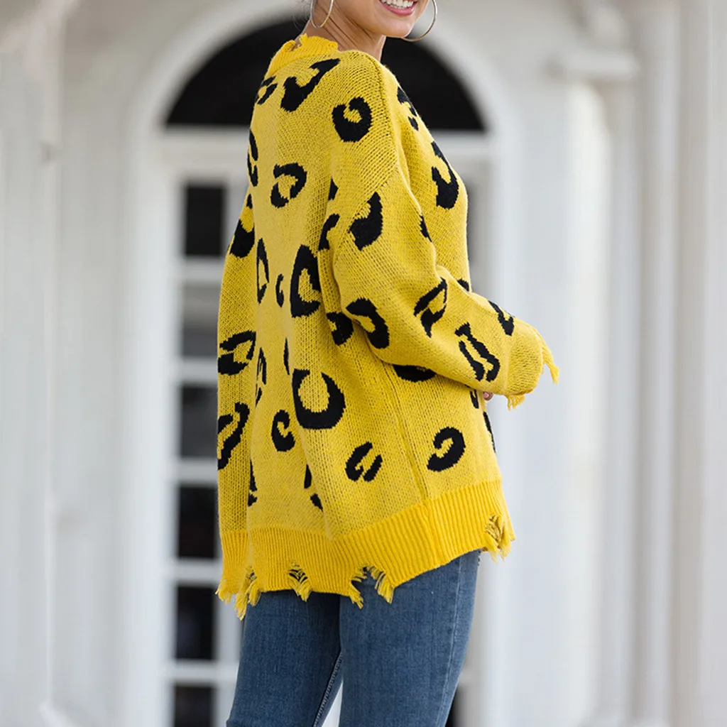 Женская зимняя одежда с неровным узором кашемировая блуза свитер большого