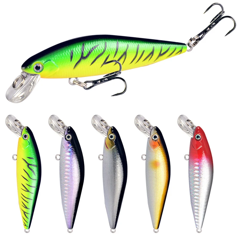 

7cm/8.5cm 5g/7.5g Hot Model Fishing Lures Hard Bait 5color for Choose Minnow Quality Professional Minnow Depth0-1.5m