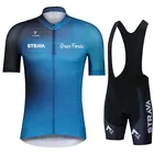 Новинка 2021, Профессиональный велосипедный комплект STRAVA, командный костюм с коротким рукавом, Мужская велосипедная футболка, летние дышащие комплекты одежды для велоспорта