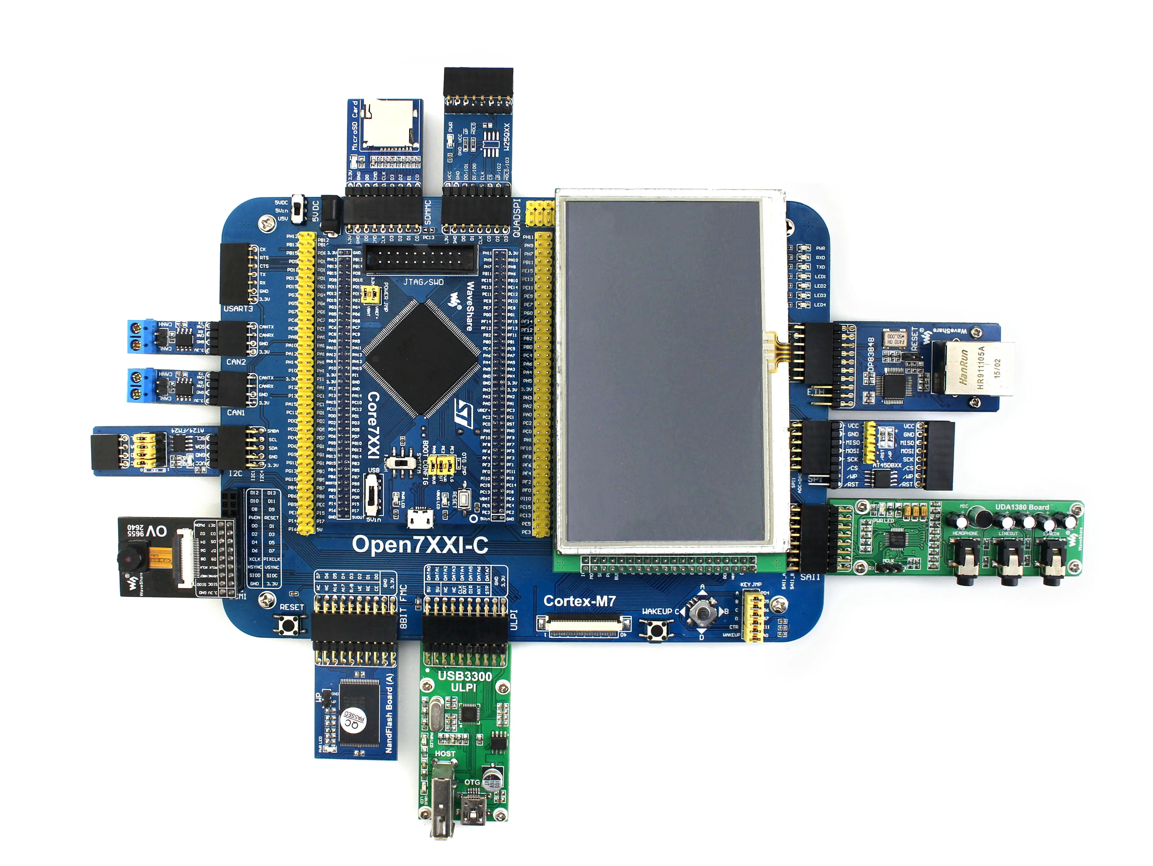 Плата разработки Waveshare STM32 для STM32F746I устройство создания периферийных параметров