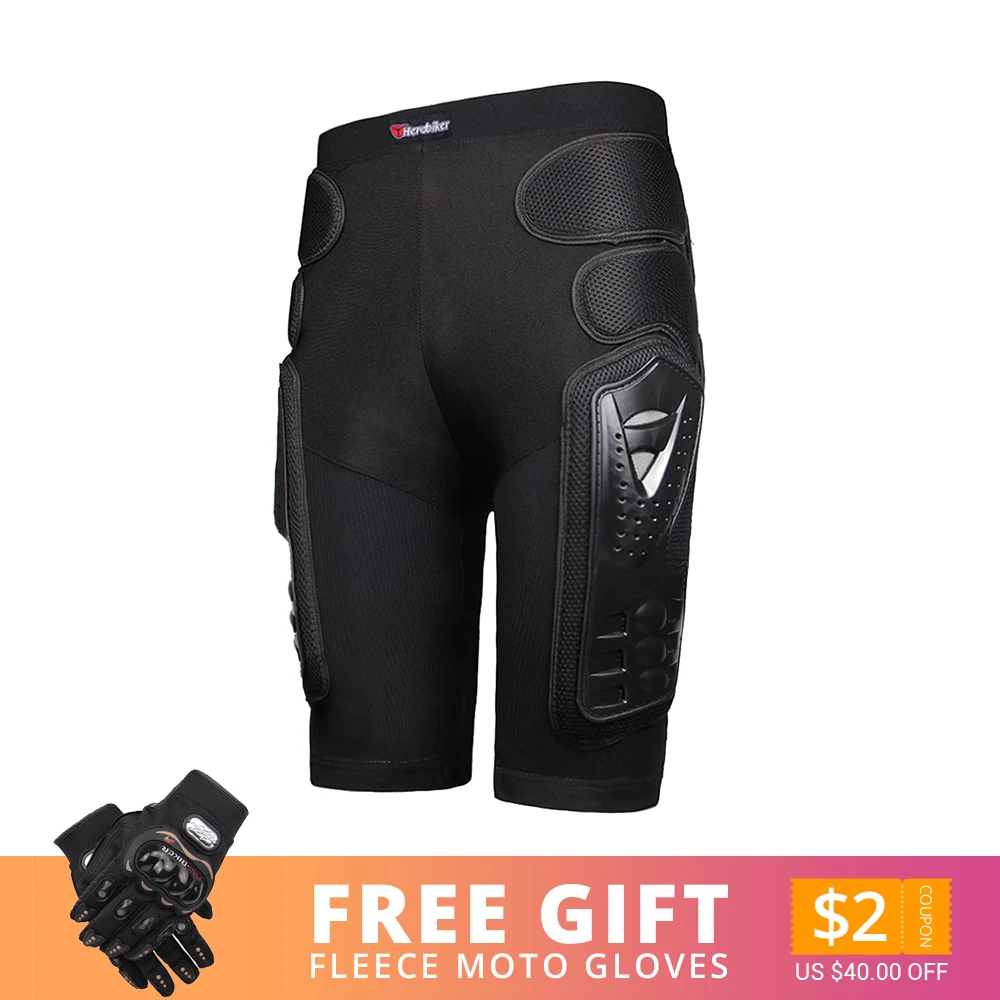 Only Shorts HEROBIKER мотоциклетная куртка мужская полное тело мотоциклетная Броня мотокросса гоночная Мото куртка для езды на мотоцикле защита размер S-5XL - Цвет: Only Shorts