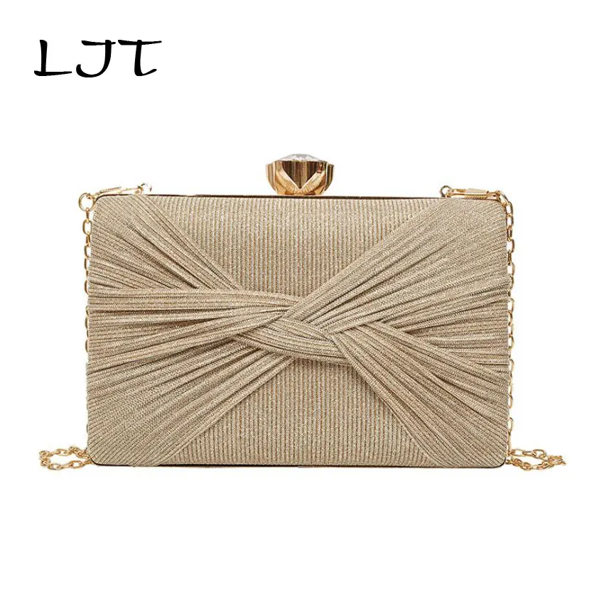 Женская сумочка для вечеринки свадьбы ужина на одно плечо цепочке с пряжкой