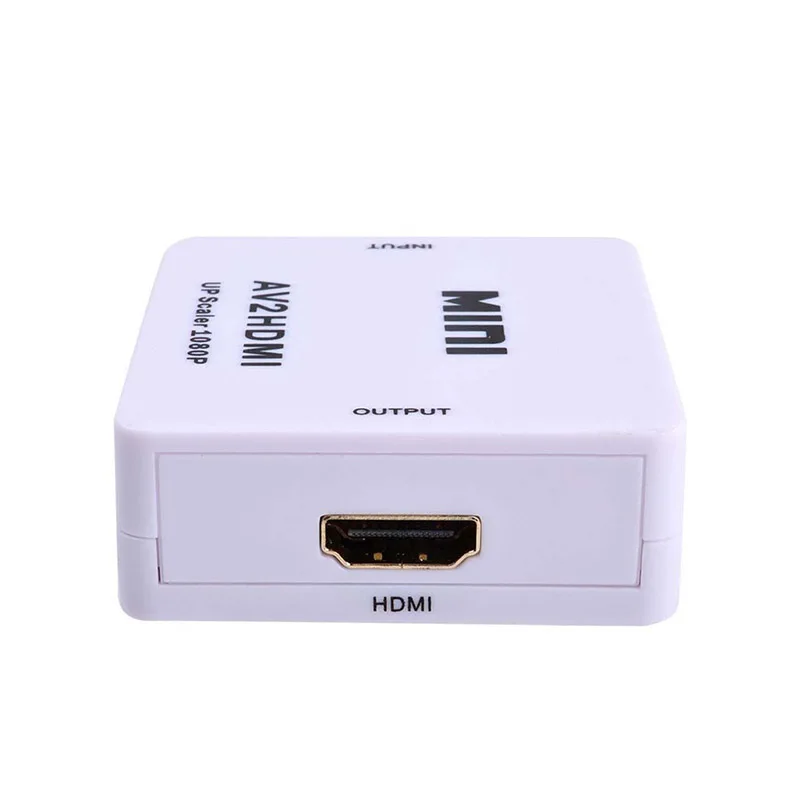 Mini AV to HDMI Video Converter Box AV2HDMI RCA CVBS Adapter for HDTV TV DVDS LHB99 | Компьютеры и офис
