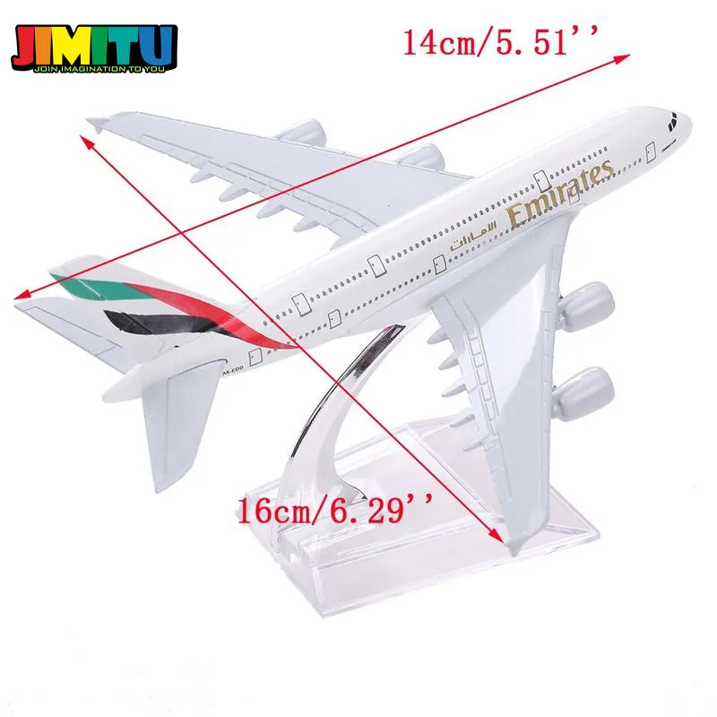 JIMITU модель Airways Airlines A380 16 см металлические украшения авиационный симулятор