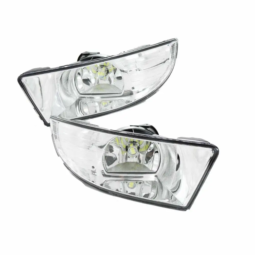 Автомобильный светодиодный противотуманный фонарь для Skoda Octavia A5 A6 2009 2010 2011 2012 2013 передняя противотуманная фара противотуманный светильник светодиодный ламповый провод - Цвет: Темно-серый