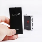 Регулируемый слуховой аппарат для пожилых людей, портативный черный слуховой аппарат, слуховой аппарат, усилитель слуха, супер-аппараты
