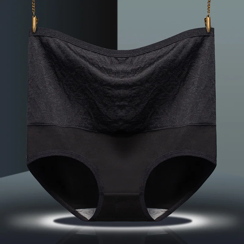 Женские хлопковые трусы нижнее белье с высокой талией из хлопка|Женские трусики|