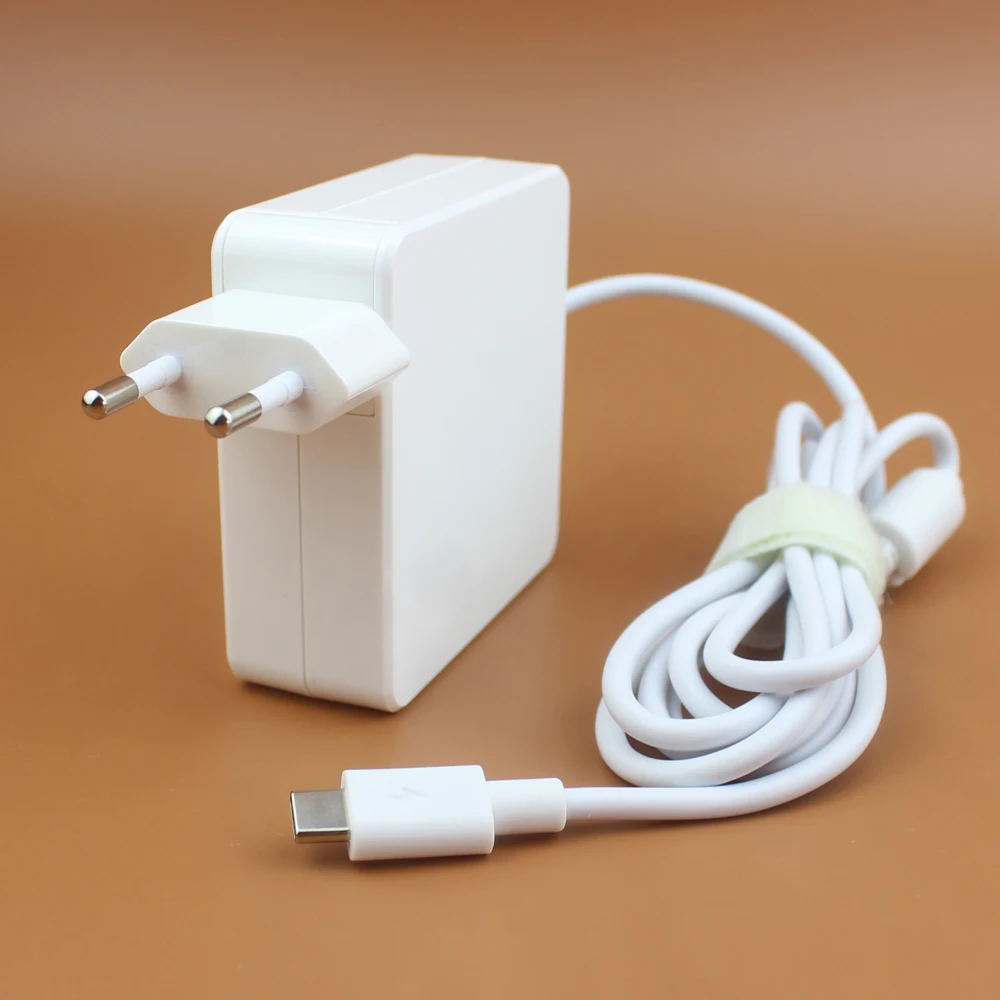 EU Plug 87 Вт 90 Вт 20,2 в а USB-C адаптер питания для ноутбука Зарядное устройство type-C для Apple Macbook pro 15 дюймов A1706 A1707 A1708 A1719 сделано в - Цвет: EU Plug
