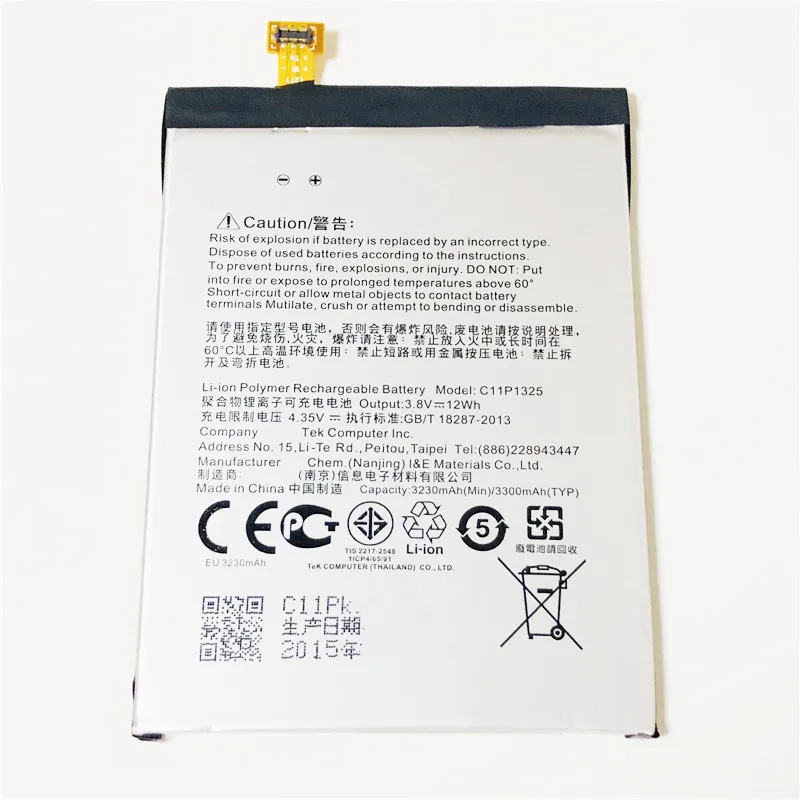 3 8 V 3300mAh C11P1325 для Zenfone6 A600CG A601CG T00G Z002 аккумулятор батарея|Аккумуляторы мобильных
