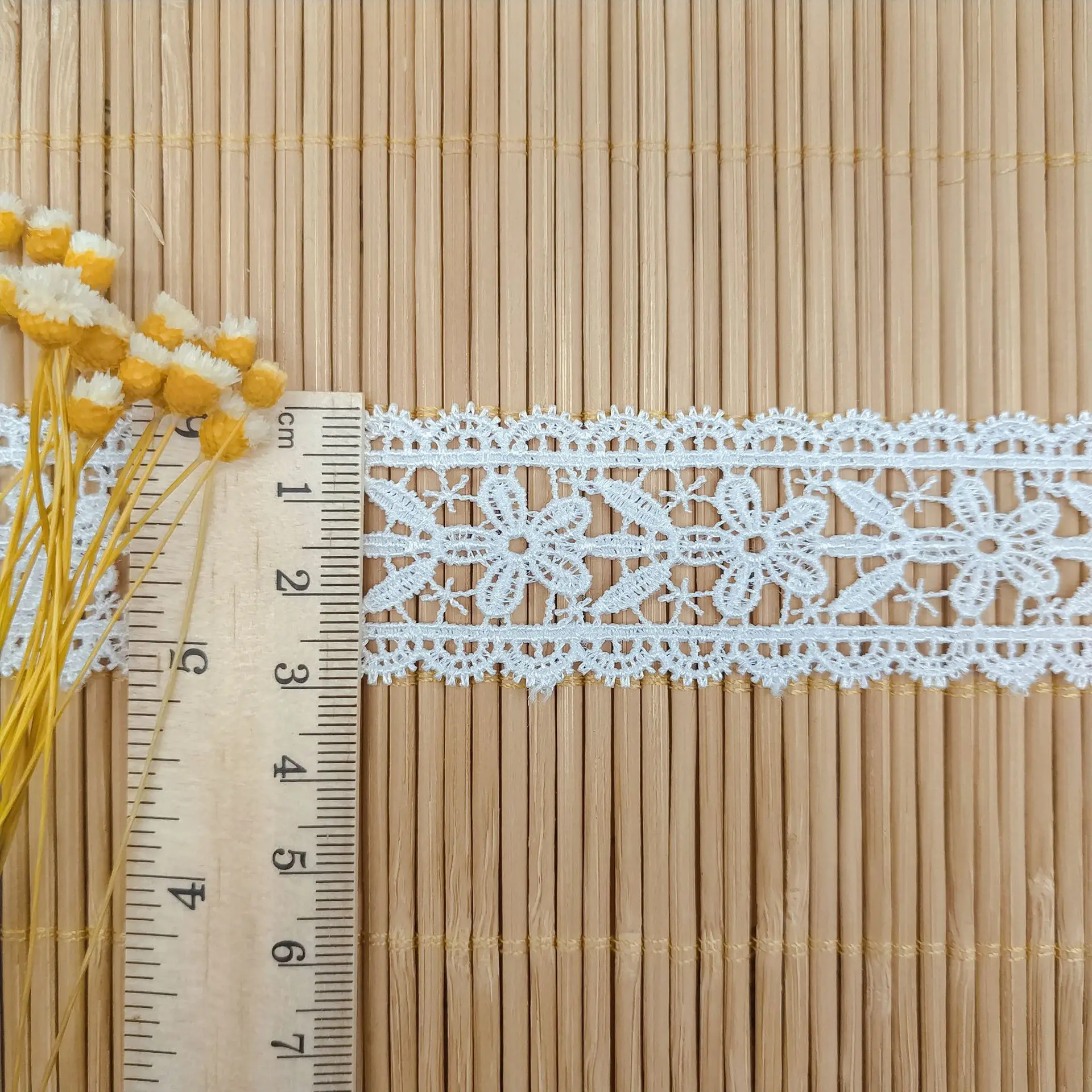 Кружевная вышивка французская кружевная лента ткань гипюр сделай сам отделка