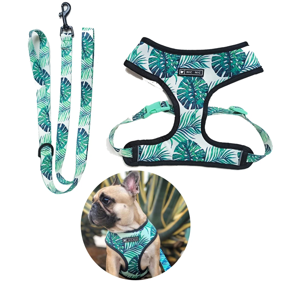 

Pet Harness for French Bulldog Small Medium Dogs Leashes Pug Puppy Frenchie Pet Harness Vest Dog Walking Leash Pet Products