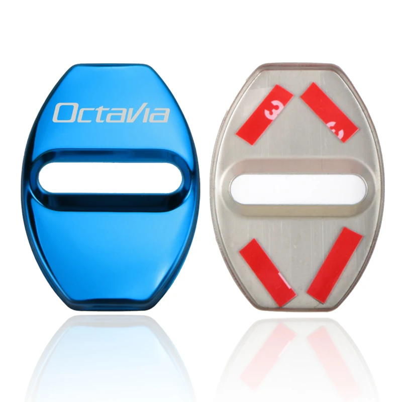 4 шт./компл. защитные крышки для автомобильных дверей из нержавеющей стали Skoda Kodiaq