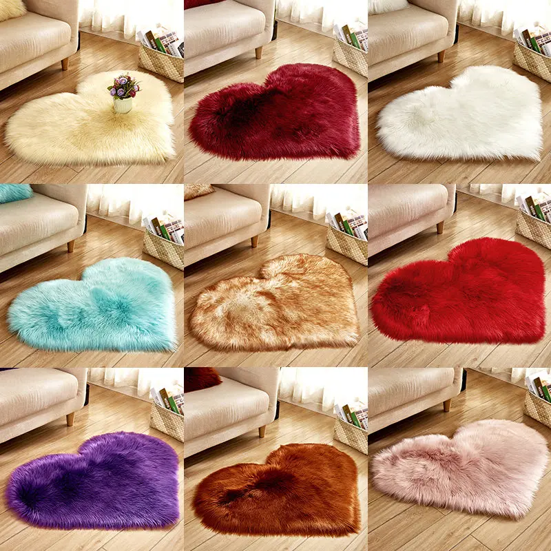Детский мягкий коврик из искусственной овчины для спальни и детской комнаты