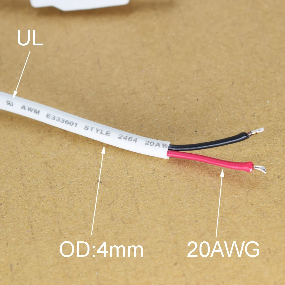 1 шт. 20 см 20AWG питание постоянного тока 3 5x1 35 мм штекер 2 контактный провод сделай