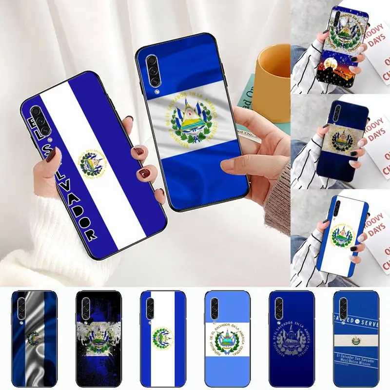 

el salvador National flag Phone Case For Samsung A S M Note 9 10 20 fe 21 71 30 ultra plus 5g 11 31 51 s